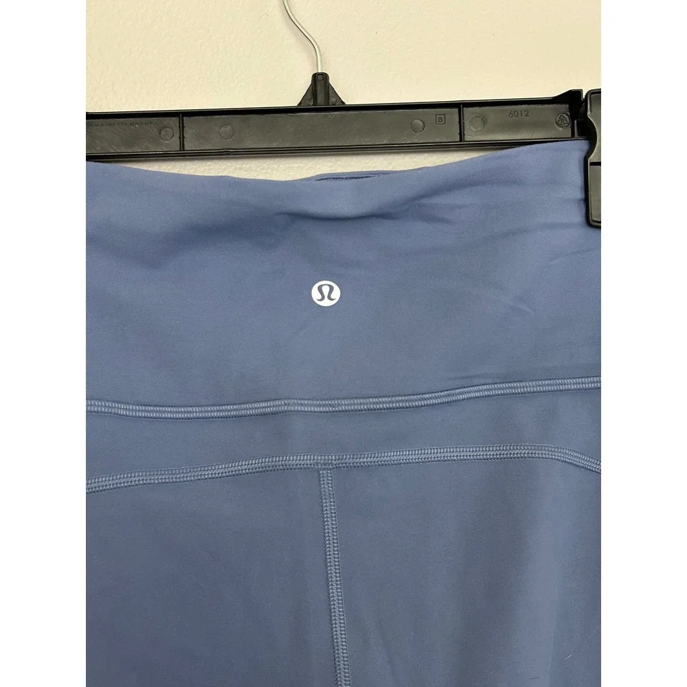 Lululemon Groove Nulu High Rise Flared Pant Yoga Leggings Women's blue 18 Plus